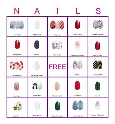 COLOR STREET - BINGO Card