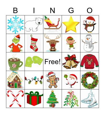 HAPPY HOLIDAY Bingo Card