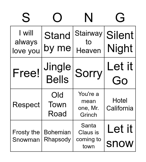 Kari Bingo Card