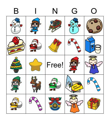 Christmas Bingo Card