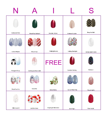 COLOR STREET - BINGO Card