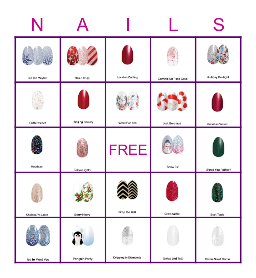 COLOR STREET - BINGO Card