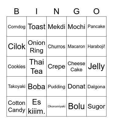 LAPEY Bingo Card