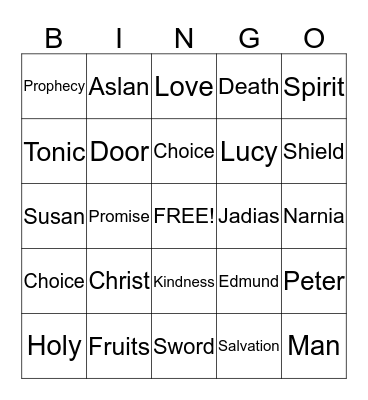 CHRISTmas Bingo Card