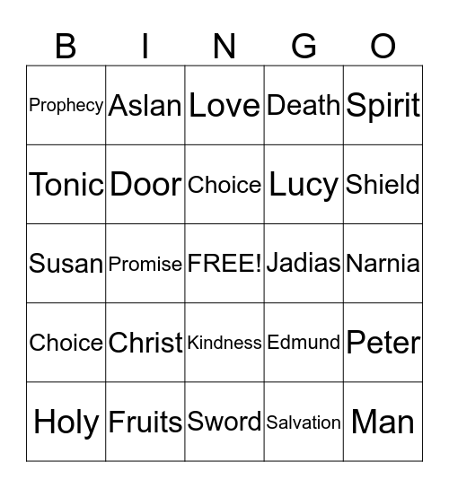 CHRISTmas Bingo Card