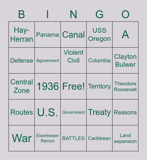 AIDS Bingo Card
