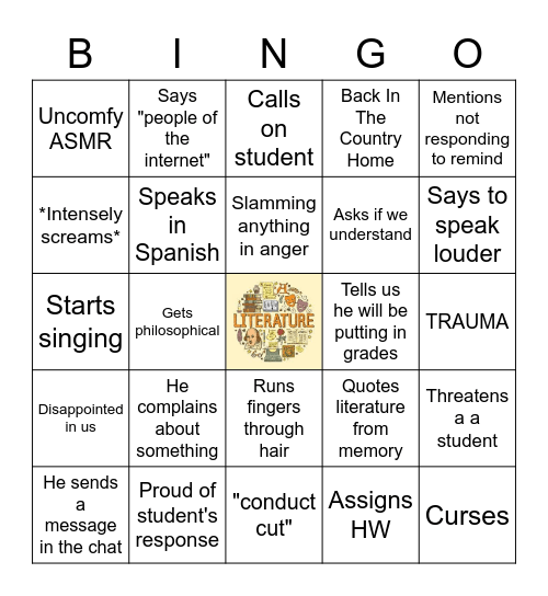 FIG BINGO Card