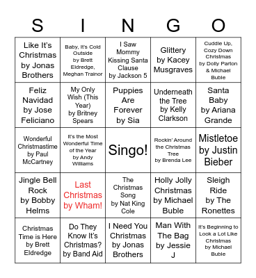 Born to Account Awards 2020 Bingo Card