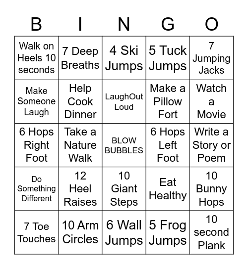 MINDFUL CLOVERS Bingo Card