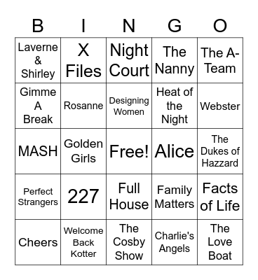 Gero TV BINGO Card