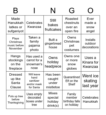 HAS/ERS VIRTUAL BINGO Card