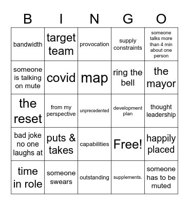 Ppl Day Bingo Card