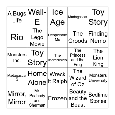Mike TV Bingo Card