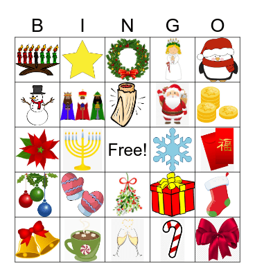 Winter Bingo Card