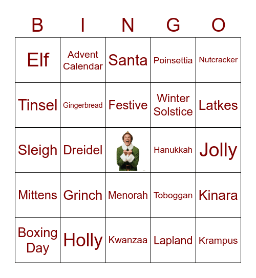 HOLIDAY SEASON BINGO Card