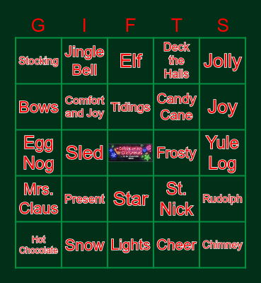 Celebrate Christmas at Hilldrup Bingo Card