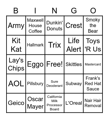 Test Your Wits: Bingovia! Bingo Card