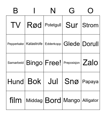 LAX BINGOOOOO Bingo Card