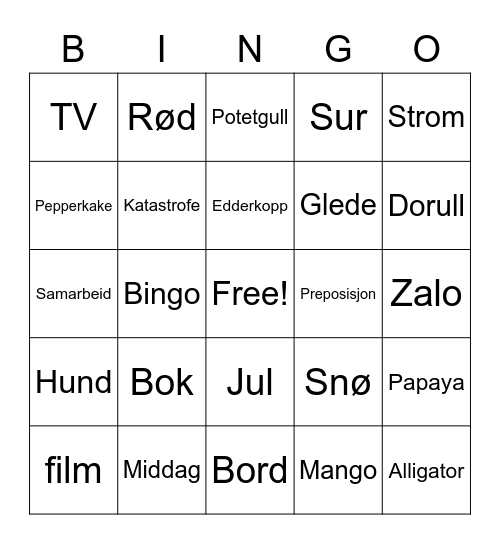 LAX BINGOOOOO Bingo Card