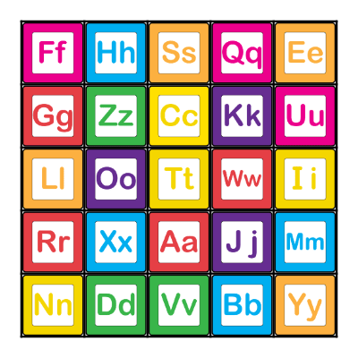 Je connais mon alphabet Bingo Card
