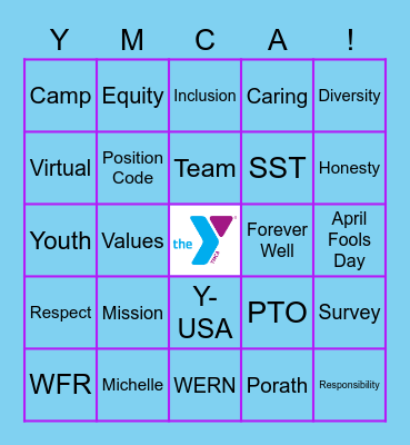 YMCA Bingo Card