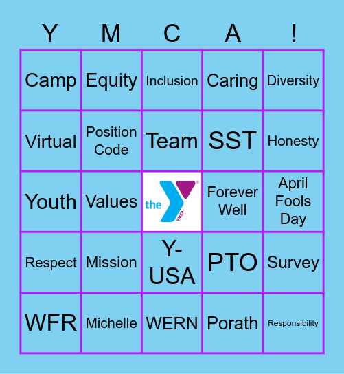 YMCA Bingo Card