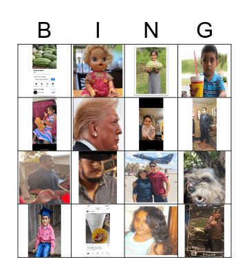 loteria Bingo Card