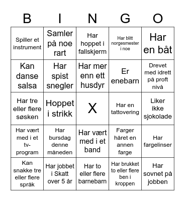 Noen andre i videomøtet... Bingo Card