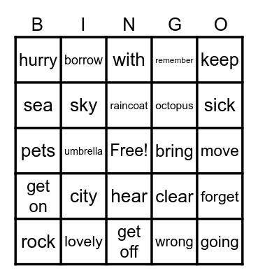 WLSB2L3 Bingo Card