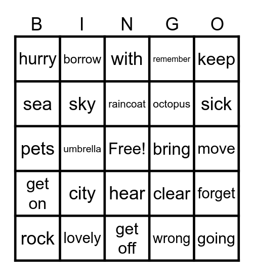 WLSB2L3 Bingo Card