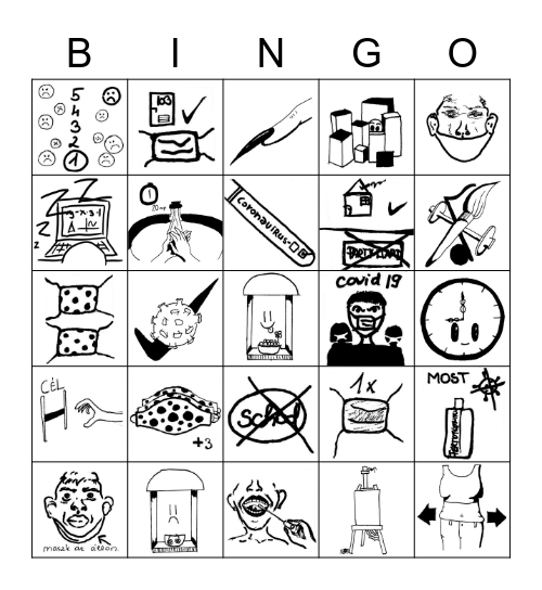 Covid Bingo Card