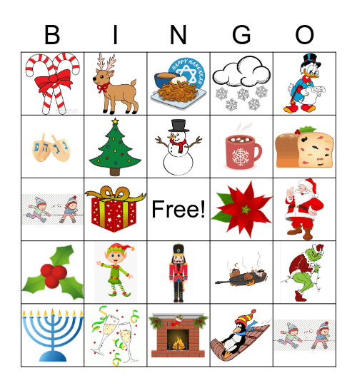 Holiday Bingo Card