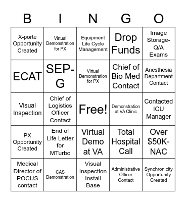 BINGO-Government-VA Bingo Card