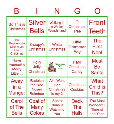 How the Grinch Stole 2020! Bingo Card
