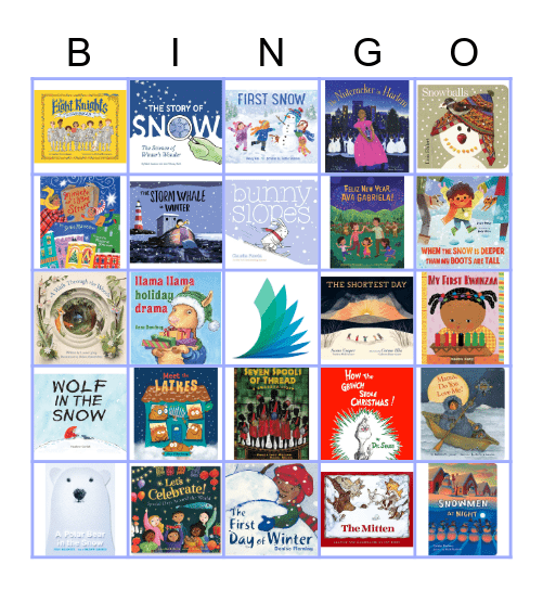 Winter Family Bingo Night Bingo Card