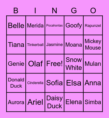 Srividya Pasula Bingo Card