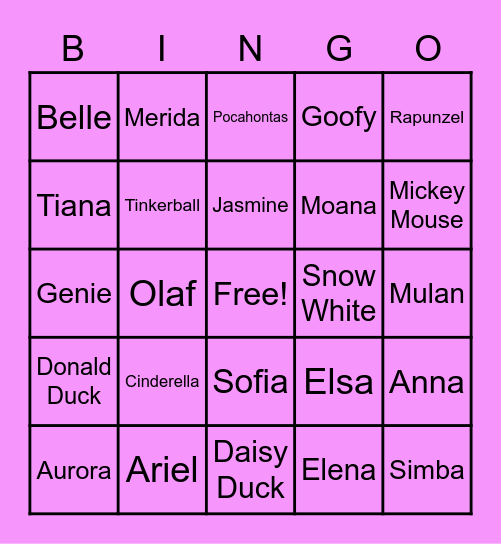 Srividya Pasula Bingo Card