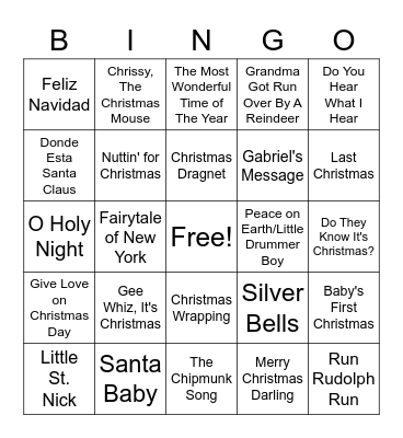 Test Card A to Z Bingo Card