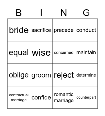 Cultural diversity Bingo Card