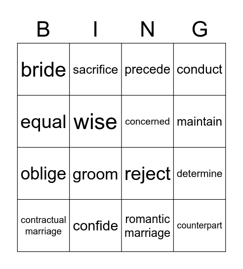 Cultural diversity Bingo Card