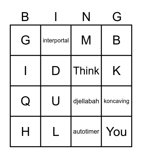 Check Bingo Card