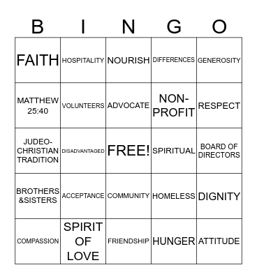 PHILOSOPHY STATEMENT Bingo Card