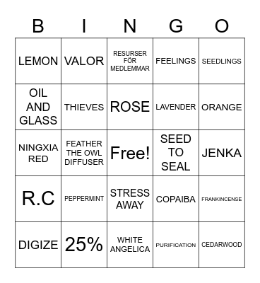 LUCIA HAPPY BOOST Bingo Card