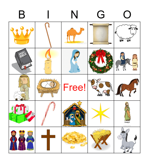 NATIVITY Bingo Card