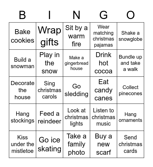 Sumin's Santa Got Bingo Card