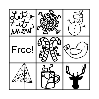 Winter Bingo Card