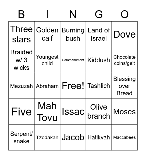 JACC Trivia Bingo 2 Bingo Card