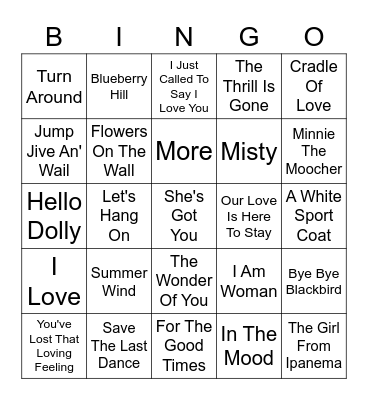 Legends Vol. 7 Bingo Card