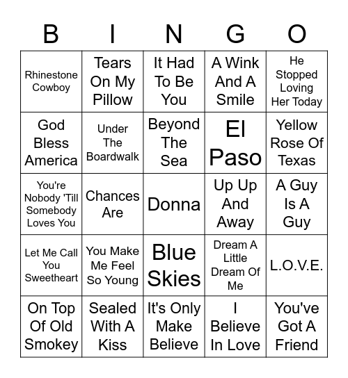 Legends Vol. 8 Bingo Card