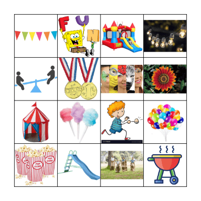 Street Party Bingo Card